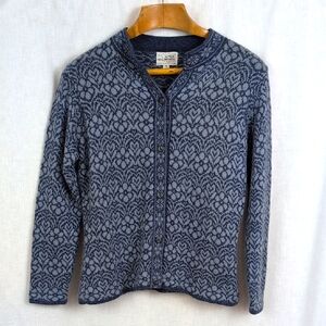 Vintage Alpaca Imports Alpaca blend Ladies' Cardigan Sweater XL